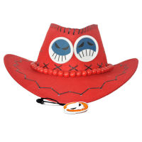 Brdwn Unisex One Piece Fire Portgas D Ace Cosplay Cowboy Hat