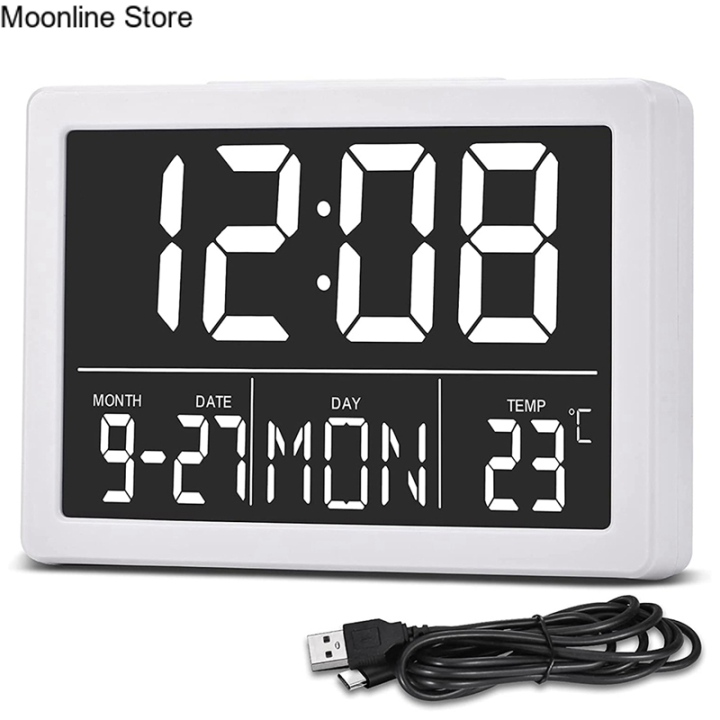 Digital Alarm Clock LED Time Display, Alarm Clocks, Alarm Settings ...