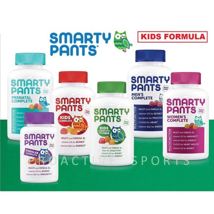 SmartyPants Gummies Multivitamins Toddlers/Kids/Teens/Women's Formula