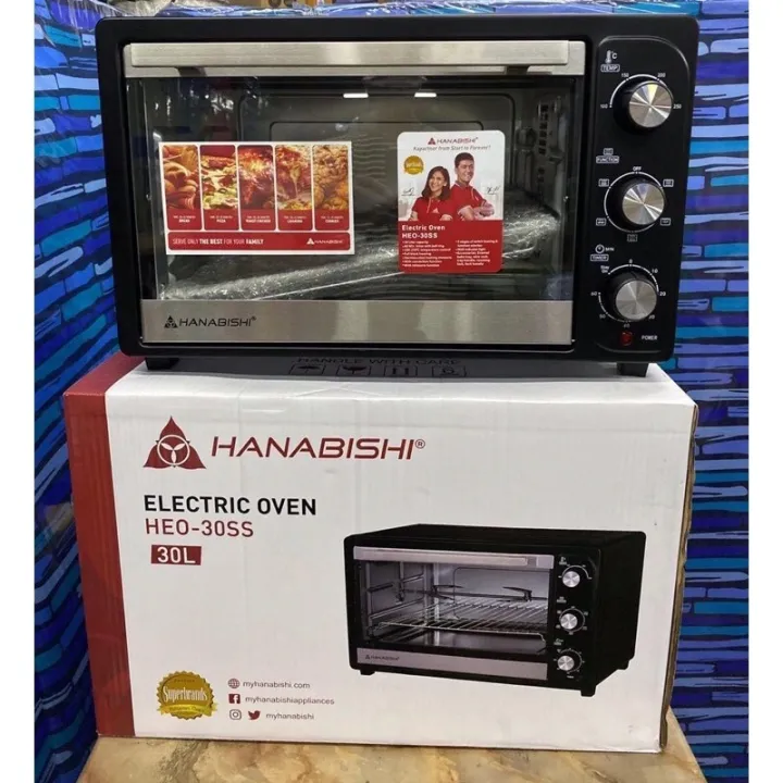 waffle HEO30SS 30L Hanabishi Oven Lazada PH