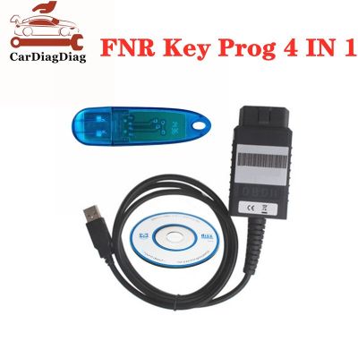 ใหม่ล่าสุดพร้อม USB Dongle FNR Key Prog 4 IN 1สำหรับ Nissan สำหรับ Renault รถยนต์คีย์โปรแกรมเมอร์คีย์ Prog 4 In 1 USB Key Programming Tool สินค้าใหม่