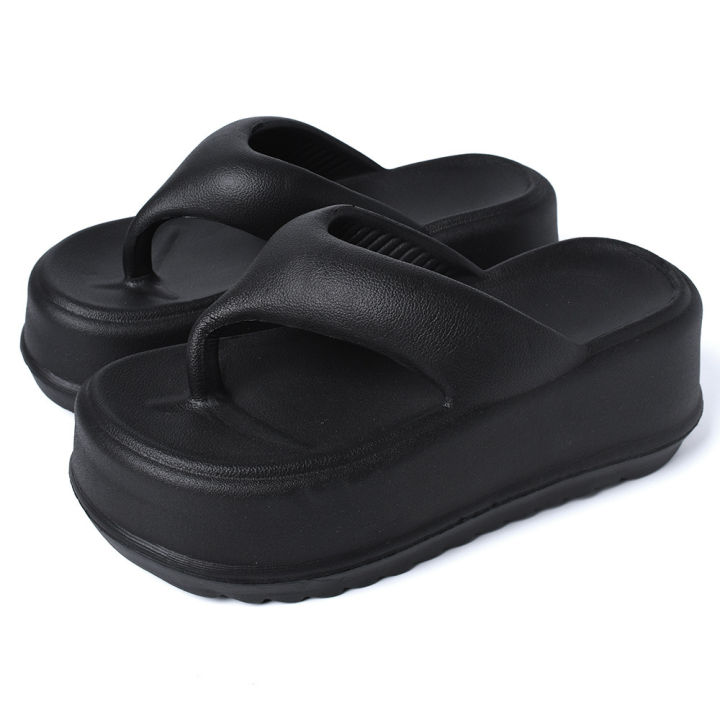 sunnycolor-รองเท้าแตะ-วัสดุ-eva-รองเท้าแตะหญิง-ลำลองสำหรับผู้หญิง-7cm-พื้นรองเท้าหนามาก-hzfws2565