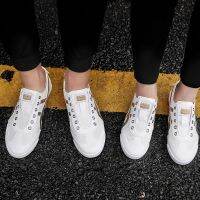 2022 Couples Mens And Women Leather Trend Hundred Shoes Running Flats Sneakers