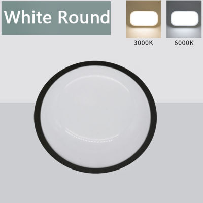 LED Moisture Proof Ceiling Lamp IP65 Waterproof Bathroom Outdoor Garden Yard Lamp 16W 20W Round Oval Square Wall Lamp Light