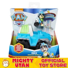 Original] Paw Patrol Action Pack Pup & Badge - Rubble Toys for