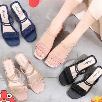 Ready Stock MICOLE S062 New Korean Fashion Shoes Ladies Footwear Casual  simple Summer Beach Sandal Women Flat Selipar