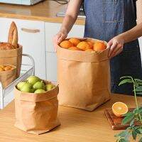 Waterproof Kraft Paper Flower Pot Holder Reuseable Plant Pot Multifunction Desktop Home Storage Bag Succulents Planter Pot