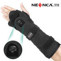 NEENCA Wrist Support Brace, Night Sleep Hand Support Brace with Splints and Adjustment Knob, Palm Wrist Orthosis - Fits Both Hands -Help With Carpal Tunnel, Relieve and Treat Wrist Pain or Injuries