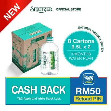 SPRITZER DISTILLED WATER - 8 CARTONS BUNDLE (6L X 2)-Spritzer Online: Shop  Spritzer Products Online Malaysia