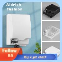 ALDRICH FASHION ล็อคได้ล็อคได้ ฝาครอบป้องกันสวิตช์ 86ประเภท กาวในตัว ซ็อกเก็ตกล่องกันน้ำ อุปกรณ์เต้าเสียบไฟฟ้า พลาสติกทำจากพลาสติก ฝาครอบปลั๊กไฟฟ้า ห้องน้ำในห้องน้ำ