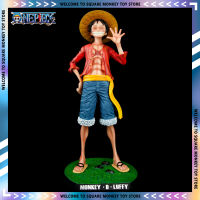 42.5cm One Piece Figure Straw Hat Luffy Smiley GK 1/4 Big Anime Figures Big Figurine Models Collectible Toys Gifts