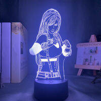 อะนิเมะรูป Tifa Lockhart Cloud Strife Night ไฟ Chocobo หลอดไฟ LED PVC ของเล่นรุ่น Action Figures ตกแต่งห้องนอน Juguetes