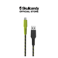 [SKULLCANDY] สายชาร์จและอุปกรณ์เสริม BRAIDED 6FT USB-A TO LIGHTNING สี CHILL GREY /YELLOW