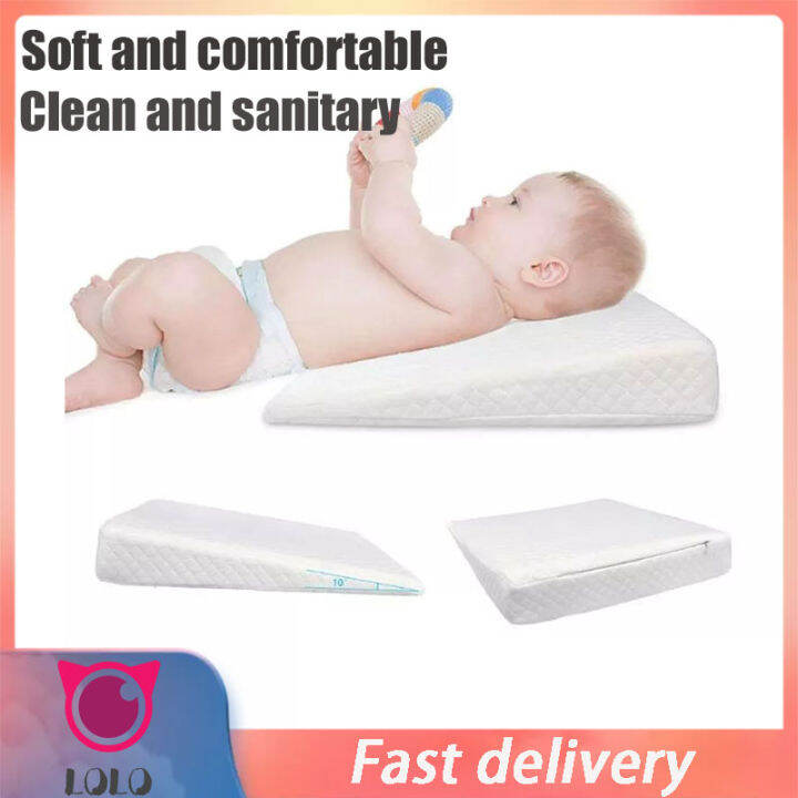 Newborn sleep bevel pillow anti-vomiting baby mattress bevel sleep ...