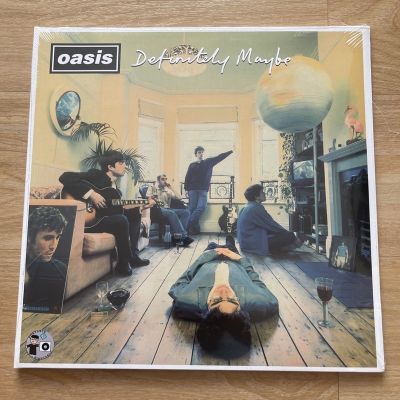แผ่นเสียง Oasis – Definitely Maybe , 2 × Vinyl, LP, Album, Reissue, Remastered, Gatefold,มือหนึ่ง ซีล