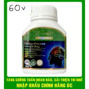 VITATREE GINKGO PLUS 6000MG WITH Q10 TĂNG CƯỜNG TUẦN HOÀN NÃO 60 viên NHẬP