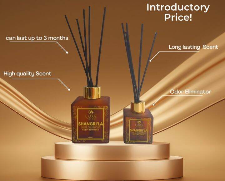 Premium Reed Diffuser Luxury Hotel And Spa Scents Luxe Essential ...