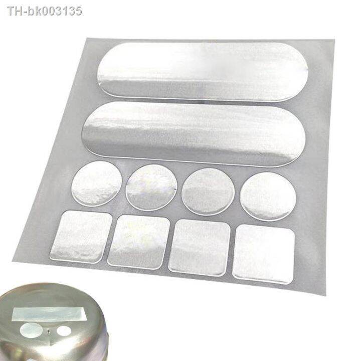 Aluminum Foil Tape 10pcs Exhaust Repair Tape Heavy Duty Metal Duct Tapes For HVAC Ductwork High