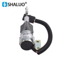 Diesel Generator Engine Stop Solenoid Valve Flame Out Fuel Switch Generator Accessories DC12V 24V