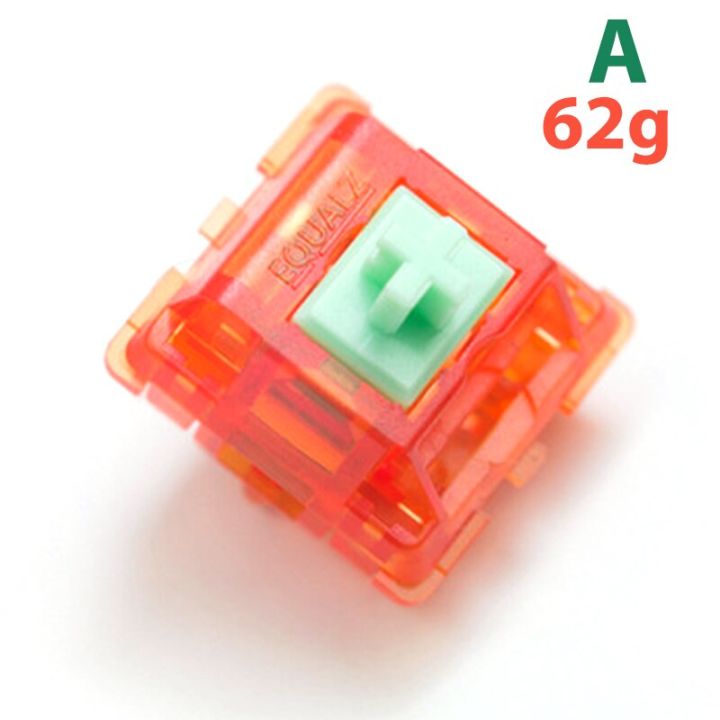 3MM EQUALZ Tangerine V2 Switches For Mechanical Keyboard 62G 67G