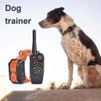 ZZOOI Electric Dog Anti Barking Device Waterproof Plastic Vibration Anti Bark Collar Adjustable Size with Display for All Pet Breeds