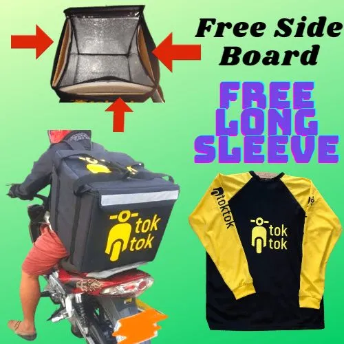 TOKTOK INSULATED THERMAL BAG WITH REFLECTORIZED WITH FREE LONG SLEEVE