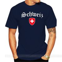 สวิตเซอร์แลนด์เสื้อยืดสัญลักษณ์ Zurich Bern Luzern Uri Schwyz Obwalden Basel Cotton Tshirt ผู้ชายฤดูร้อนแฟชั่นเสื้อยืดขนาดยูโรคุณภาพสูงแขนสั้น