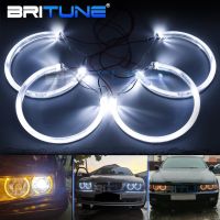 LED Angel Eyes สำหรับ BMW E46/E39/E36/E38 328i 325i 330i 320i 520i ไฟหน้าคริสตัล Switchback Halo แหวนไฟอุปกรณ์เสริม Tuning