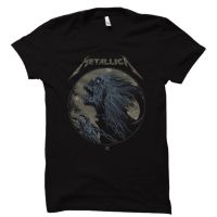 METALLICA TSHIRT เสื้อยืดพิมพ์ลายมาเลย์เซียเสื้อผู้ชายคุณภาพเสื้อผ้าสีดำ BAJU LELAKI