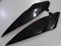 Real Carbon Fib For Yamaha YZF1000 YZF 1000 R1 2007 2008 07 08 Gas Tank Side Trim Insert Cover Panel