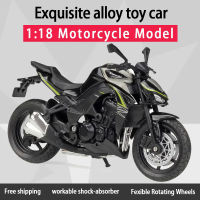 Welly 1:18 Kawwasaki Z1000ล้อแม็ก D Iecast รถจักรยานยนต์รุ่นสามารถทำงานได้ Shork-Absorber ของเล่นสำหรับของขวัญเด็กของเล่นคอลเลกชัน