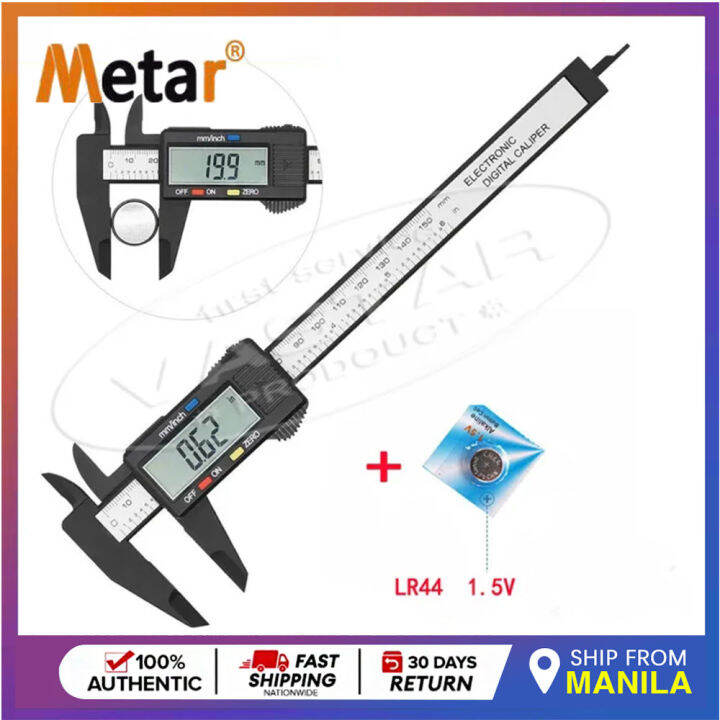 Metar 6inch 150mm Electronic Digital Caliper Ruler Carbon Fiber ...