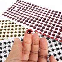 100pcs Fishing Lifelike Artificial Fly Tying Material Eyes 4mm 5mm 6mm 7mm 8mm