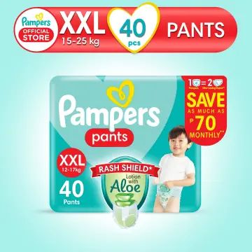 PAMPERS, Baby Dry Pants Super Jumbo Diaper XXL 40s Promo Pack