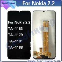 5.71 "นิ้วสำหรับ Nokia 2.2 TA-1183 TA-1179 TA-1191 TA-1188การทำซีดีชุดประกอบเครื่องอ่านพิกัดหน้าจอสัมผัสการวางตำแหน่ง LPL37134อะไหล่ทดแทน