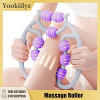 Massage Roller Anti-cellulite Massager Body Leg Slimming Roller Yoga Training Device U-shaped Pilates Muscle Relaxation Roller