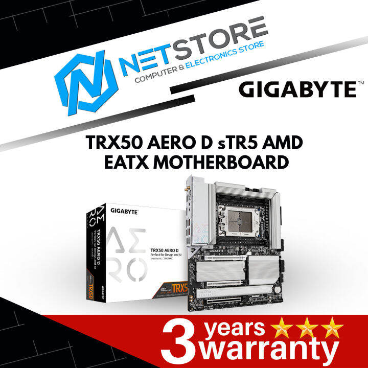 GIGABYTE TRX50 AERO D sTR5 AMD TRX50 EATX MOTHERNOARD TRX50 AERO D