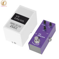 AN-03 Electric Guitar Effects Pedal Mini Stereo Analog Distortion Guitar Pedal With True Bypass Portable Metal Shell