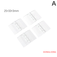 DONGLIONG บานพับพลาสติกพับได้4ชิ้น33X45 25X33 30X33 65x42บานพับใสโปร่งแสงอะคริลิคใสทนทาน