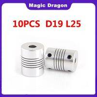 10ชิ้น28ประเภท Cnc เพลากรามยนต์ Coupler D19xl25mm Coupling ยืดหยุ่น Dropshipping