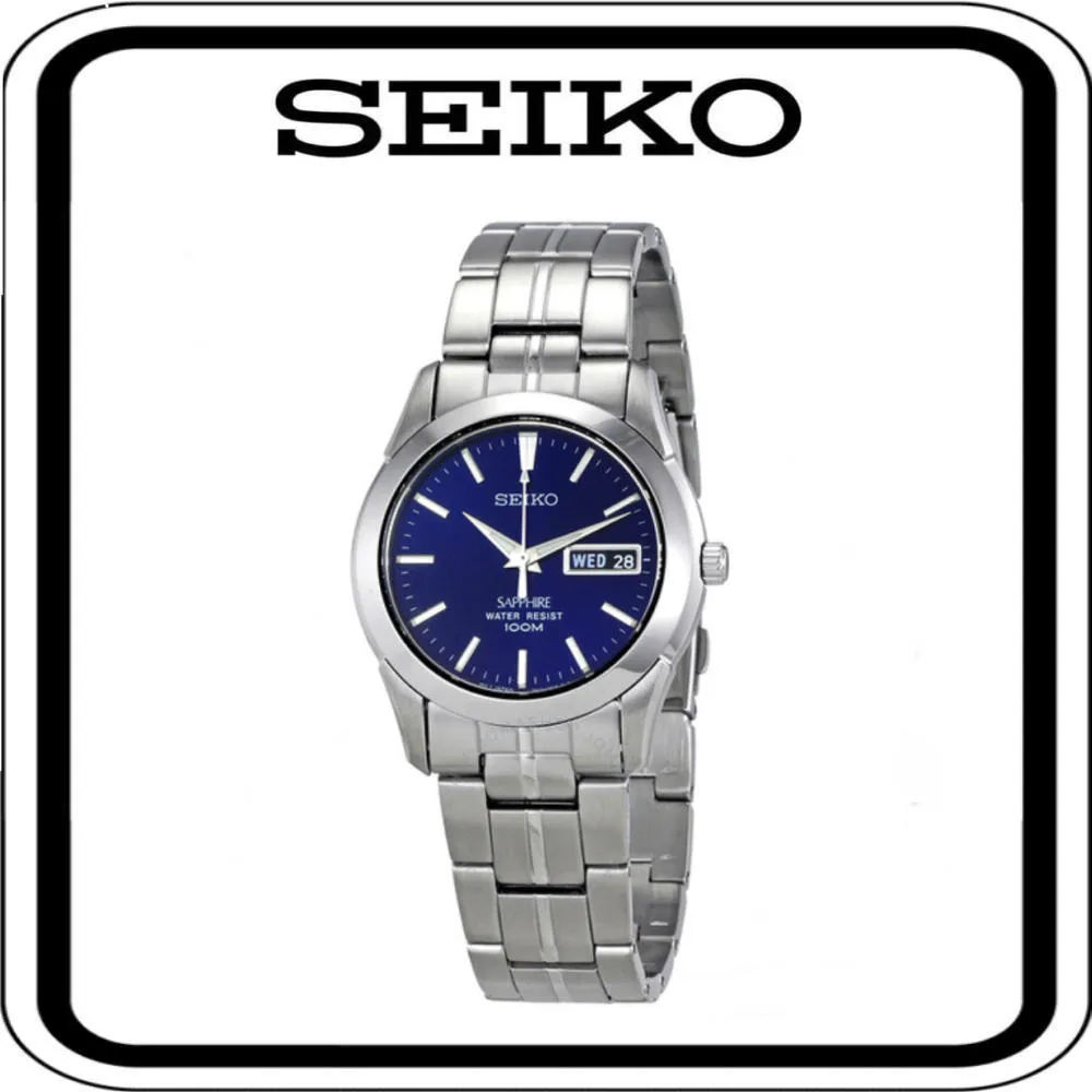 Seiko Sapp SGG Expensive Day & Date Water Resist Auto Hand Movement Silver  Blue Stainless Steel Women's Watch | Lazada PH