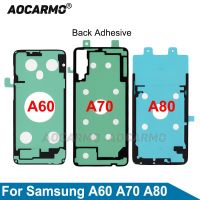 Aocarmo อะไหล่สำหรับเปลี่ยนกาวติดสติกเกอร์,A80 A70ฝาหลังสำหรับ Samsung Galaxy A60