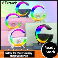 V-ELECTRONIC โคมไฟอเนกประสงค์ โคมไฟบรรยากาศ มินิมินิ ของขวัญที่สร้างสรรค์ ไฟกลางคืน RGB ของใหม่ นาฬิกาปลุกสำหรับผู้ชาย ไฟกลางคืน LED บ้านในบ้าน