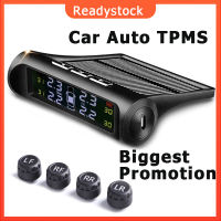 Tpms เครื่องวัดความดันลมยางรถยนต์ 4 เซนเซอร์ ชนิดไร้สาย