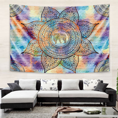 Sun Mandala Tapestry Bedroom Decoration Background Cloth Hanging Cloth Tapestry Room Decoration Tapestry Background Wall Cloth Bedhead Tapestry Background Cloth Bedroom Decoration