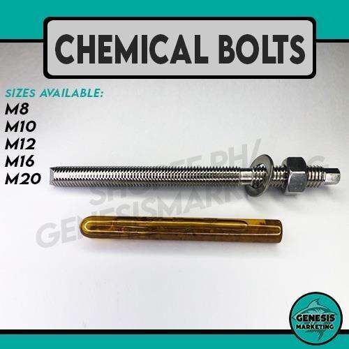 hao123 8mm to 12mm Chemical Bolts SET / Chemical Anchoring / Chemical