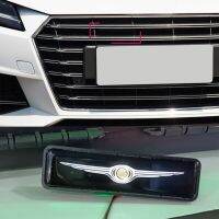 ไฟ LED เตาย่างสติกเกอร์สำหรับ Chrysler Logo โคมไฟตกแต่งไฟ LED ตะแกรงหน้ารถยนต์สำหรับ Chrysler 300C Lancia Thema 200 Sebring