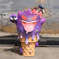 ♠ตุ๊กตาสะสมฟิกเกอร์ชุดครีม Gengar อนิเมะ VGFH MALL สำหรับเป็นของขวัญ