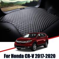 Alas Bagasi Mobil หนังสำหรับ Honda CRV 2021 2017 2018 2019 2020 CR-V ถาดไลเนอร์กระบะแผ่นผ้าคลุมรองเท้าบู๊ทอุปกรณ์ตกแต่งรถยนต์ตกแต่ง