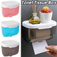 Bathroom Toilet Paper Holder Punch-free Waterproof Storage Box Toilet Paper Storage Rack Paper Towel Kitchen Storage Accessories Toilet Roll Holders